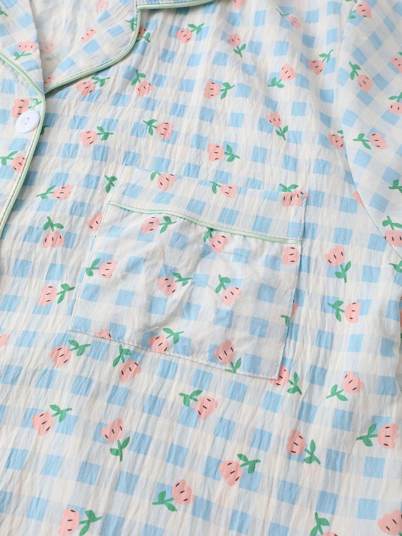 Gingham Pyjama Set