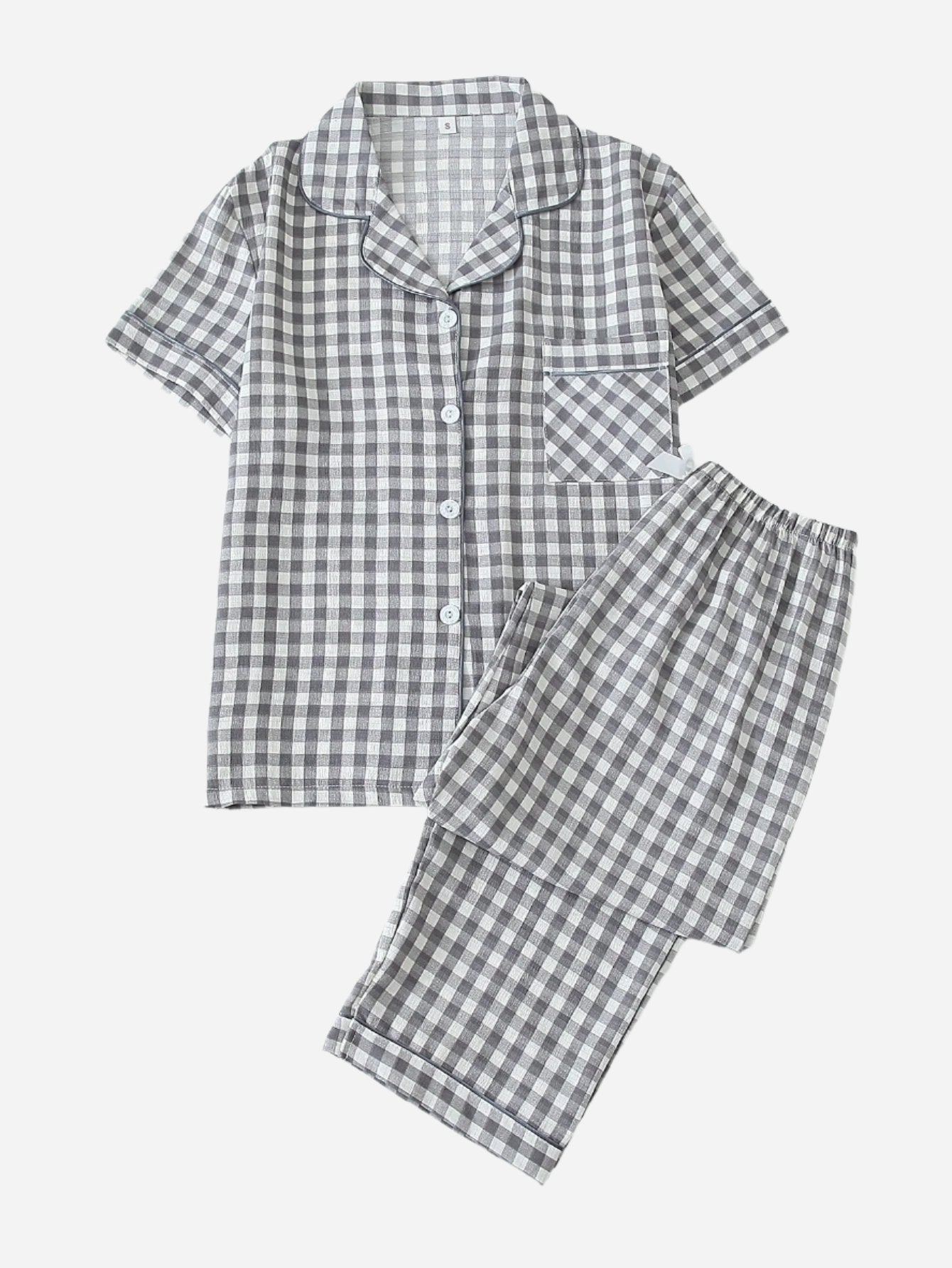 Gingham Pyjama Set