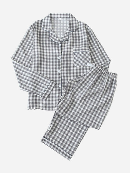 Gingham Pyjama Set