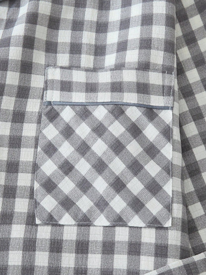 Gingham Pyjama Set