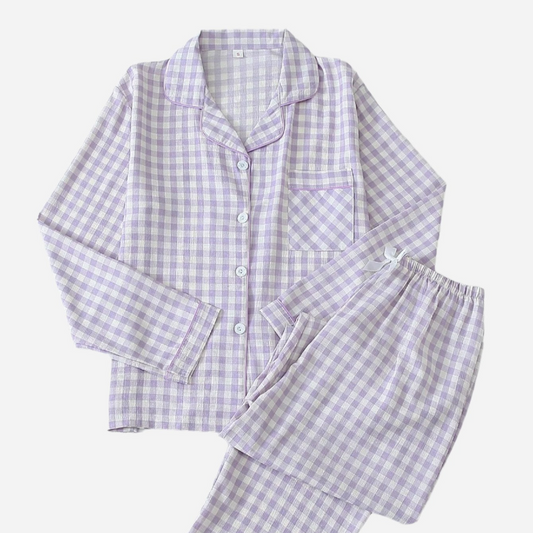 Gingham Pyjama Set