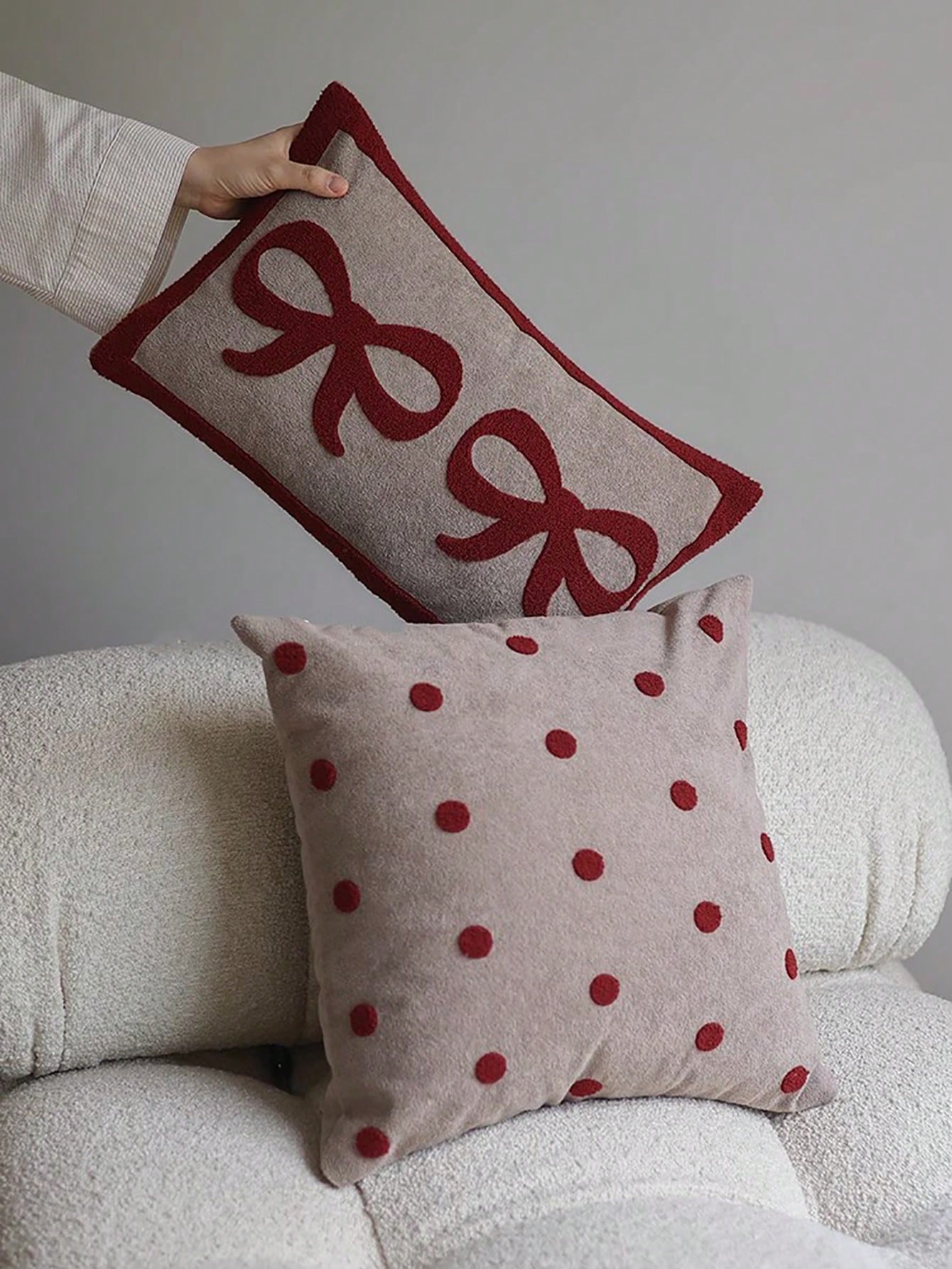 Polka Dot Cushion Cover