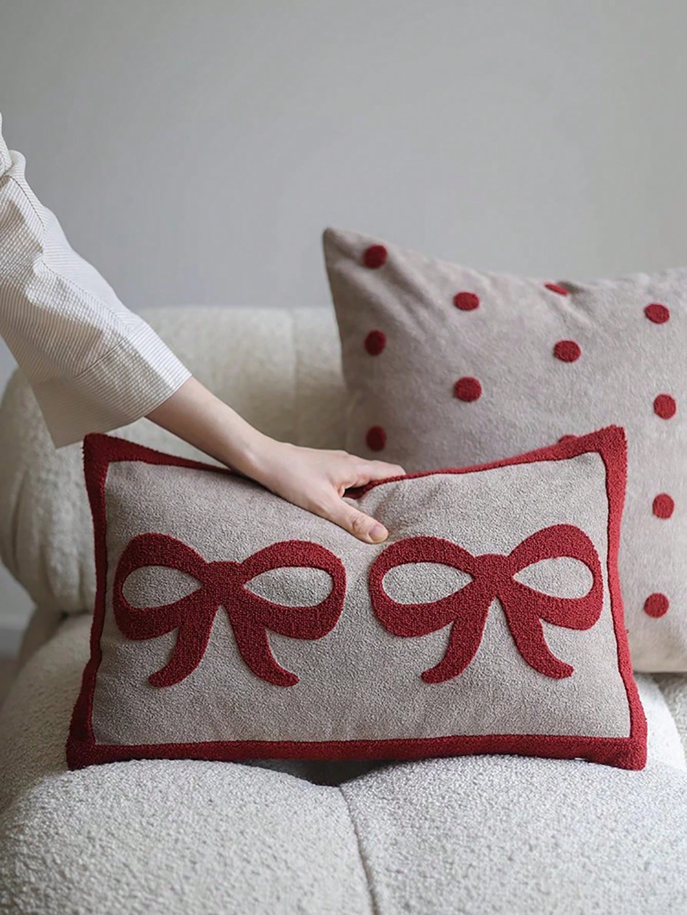 Bow Cushion Cover