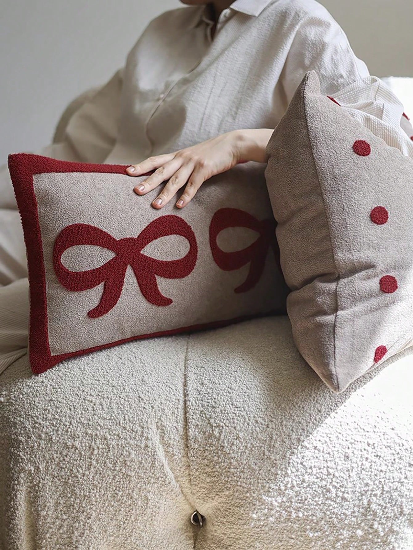 Bow Cushion Cover