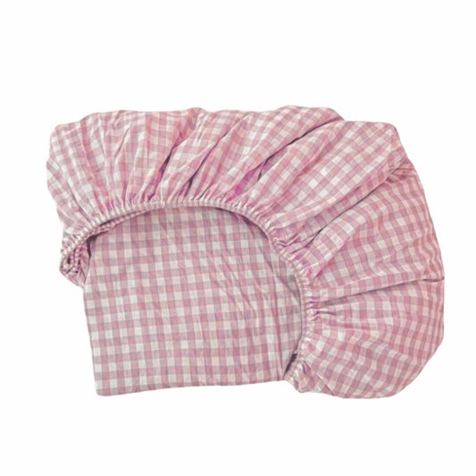 Gingham Fitted Sheet