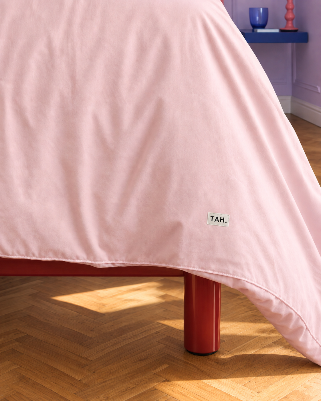 Talia Blush Quilt Cover Set