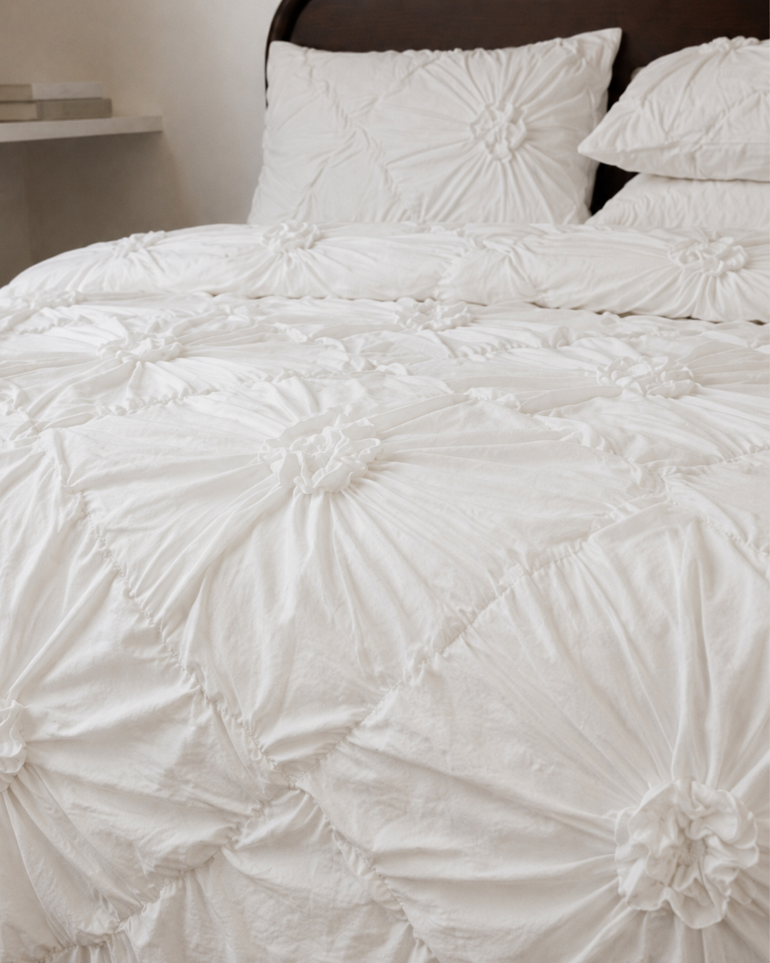 Tatiana White Quilt Cover Set