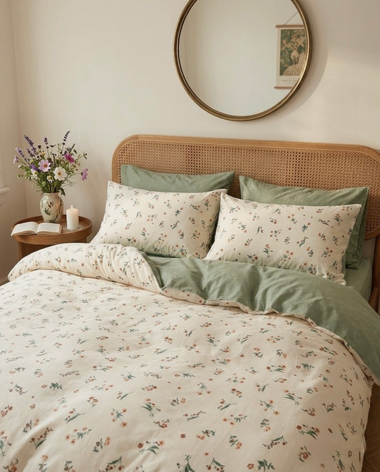 Rhea Cotton Quilt Cover Set