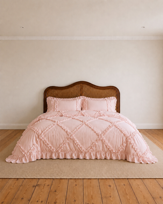 Andrea Pink Quilt Cover Set