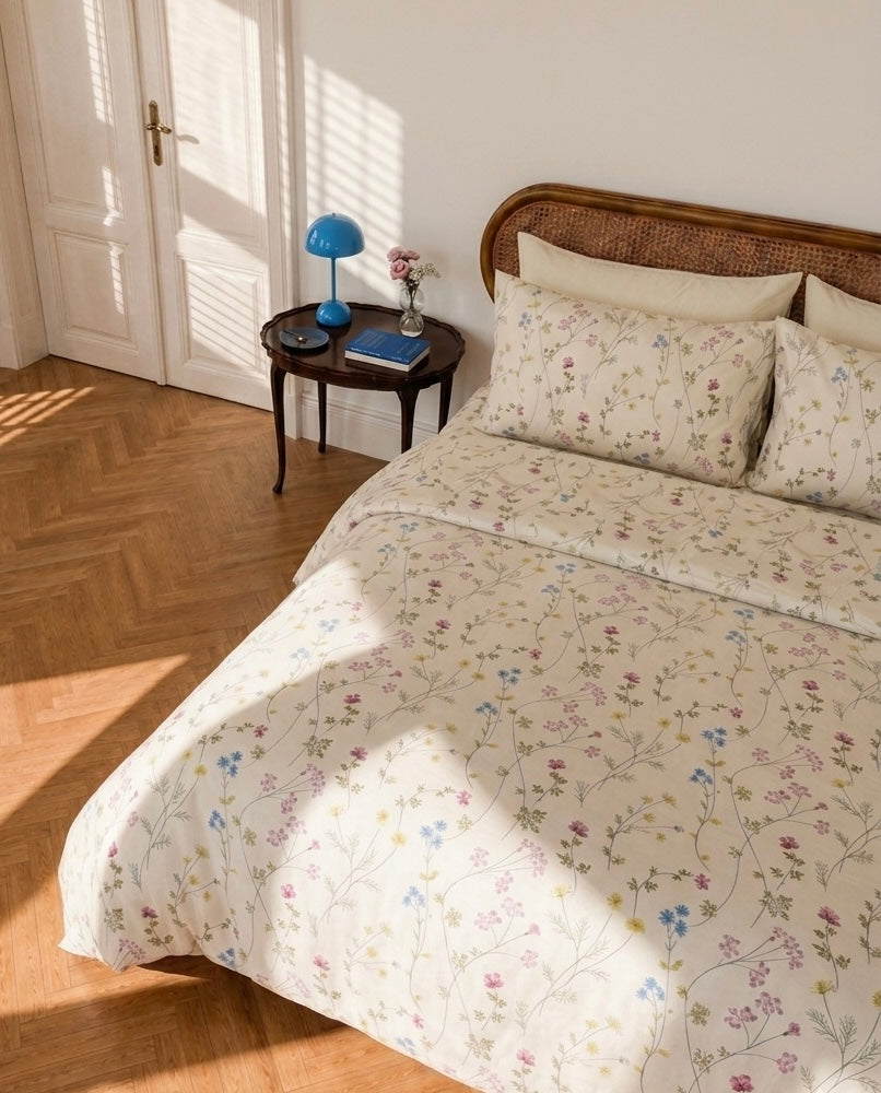 Flora Cotton Quilt Cover Set