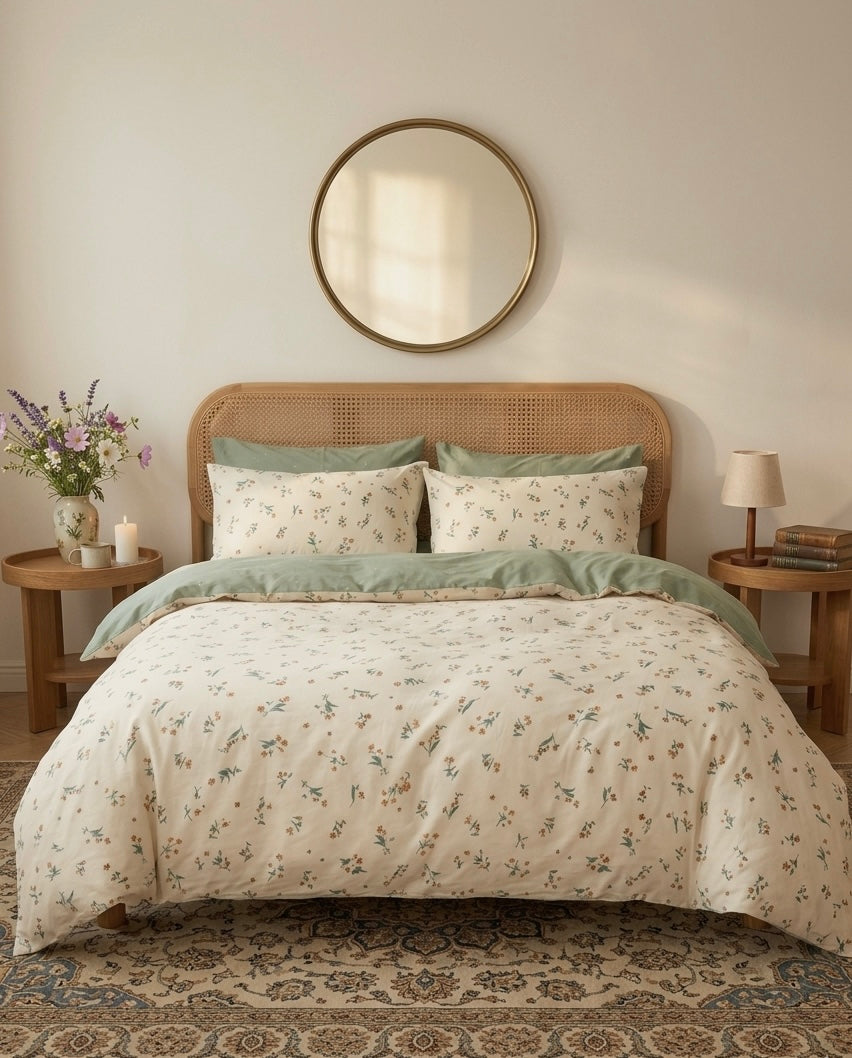 Rhea Cotton Quilt Cover Set