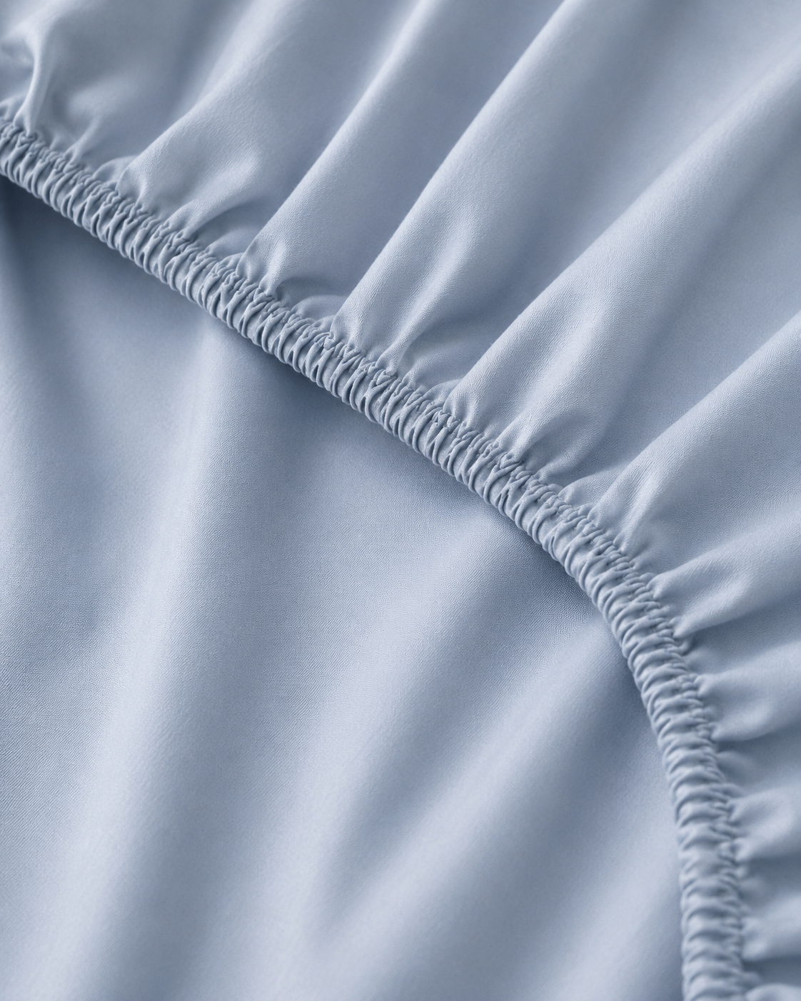 Lightweight Dusty Blue Fitted Sheet