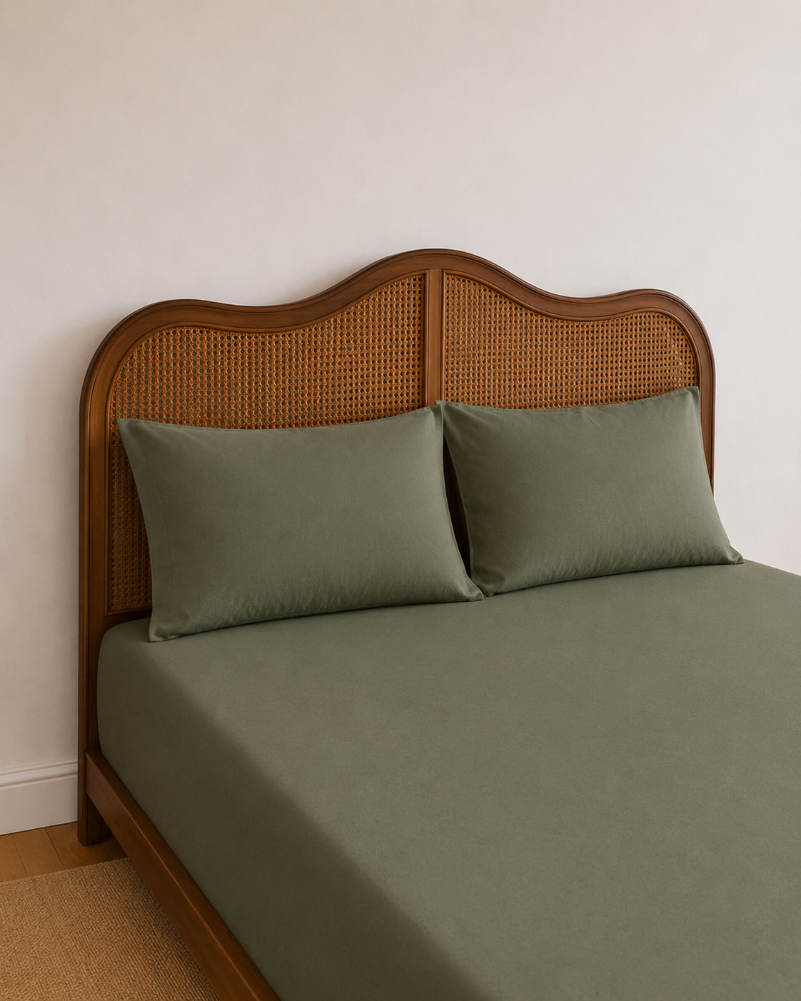 Lightweight Khaki Fitted Sheet