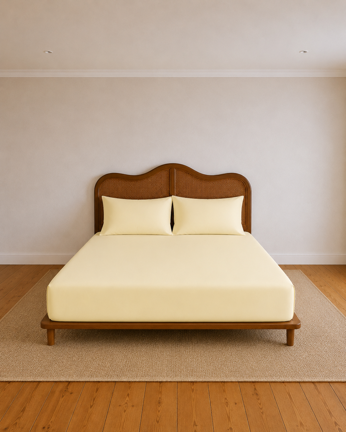 Lightweight Yellow Fitted Sheet