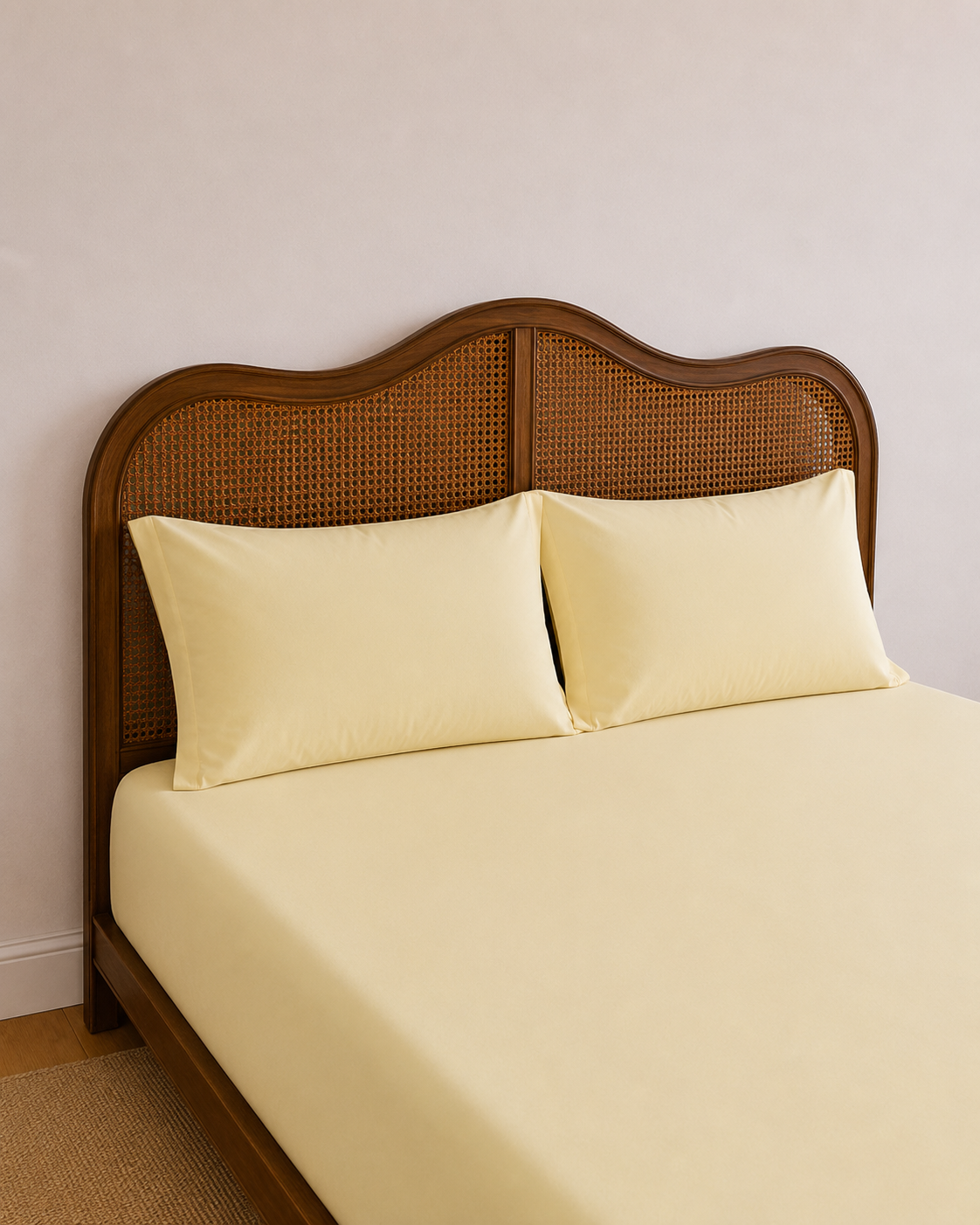 Lightweight Yellow Fitted Sheet