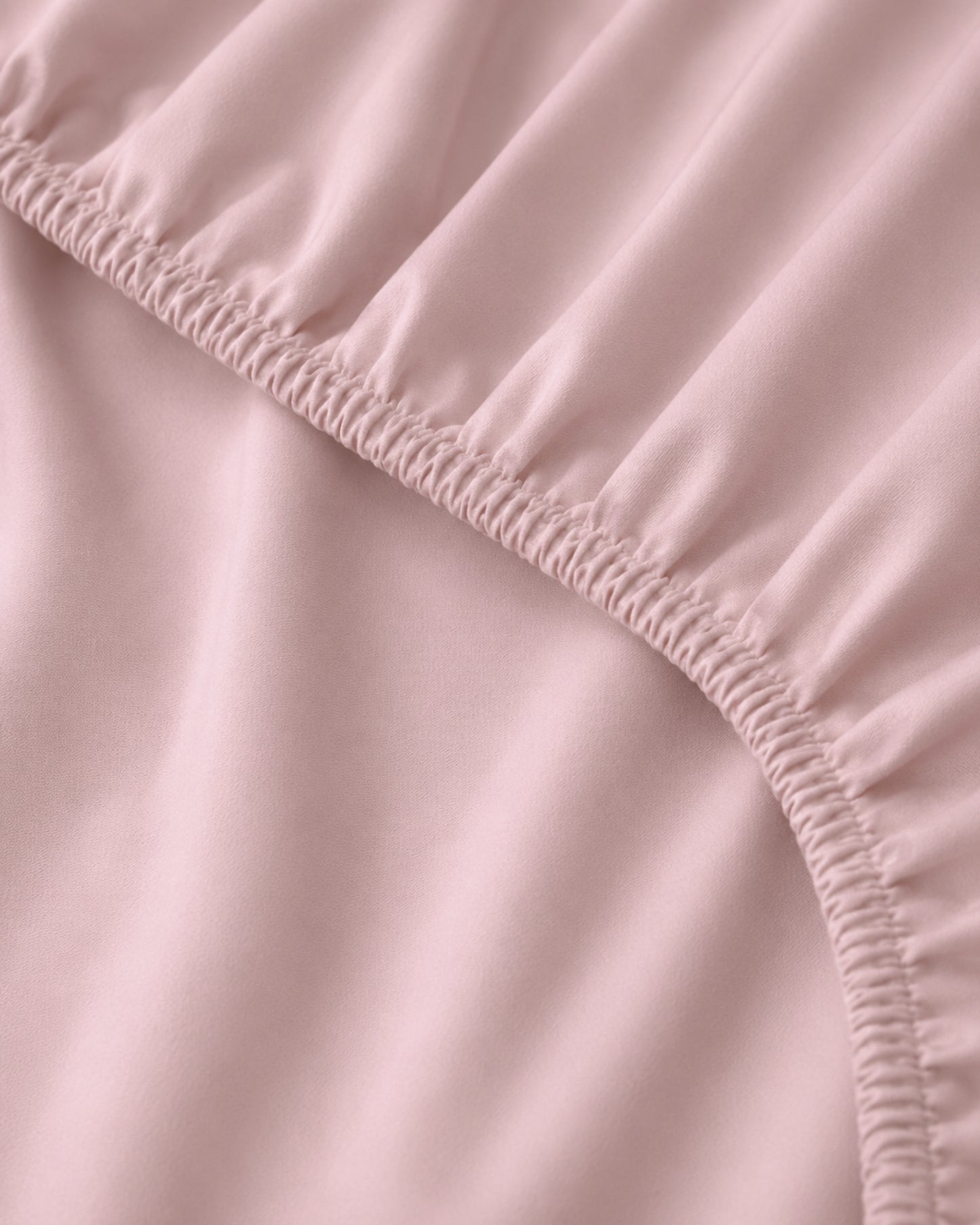 Lightweight Blush Pink Fitted Sheet