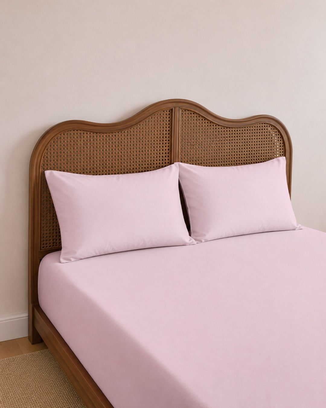 Lightweight Baby Pink Fitted Sheet