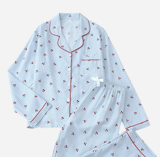 Gingham Pyjama Set