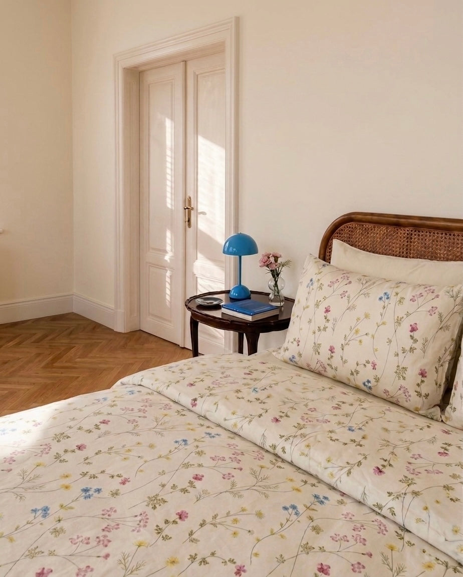 Flora Cotton Quilt Cover Set