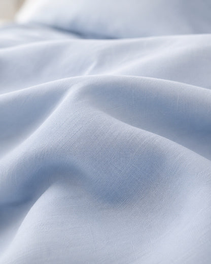 Lightweight Baby Blue Quilt Cover Set