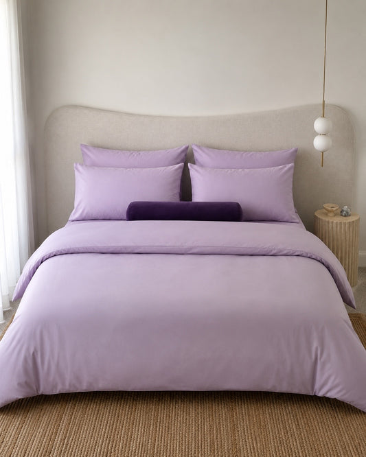 Lightweight Purple Quilt Cover Set