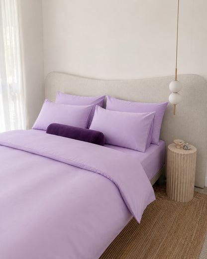 Lightweight Purple Quilt Cover Set