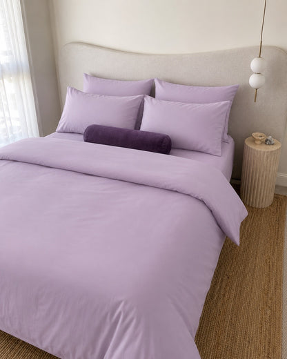 Lightweight Purple Quilt Cover Set