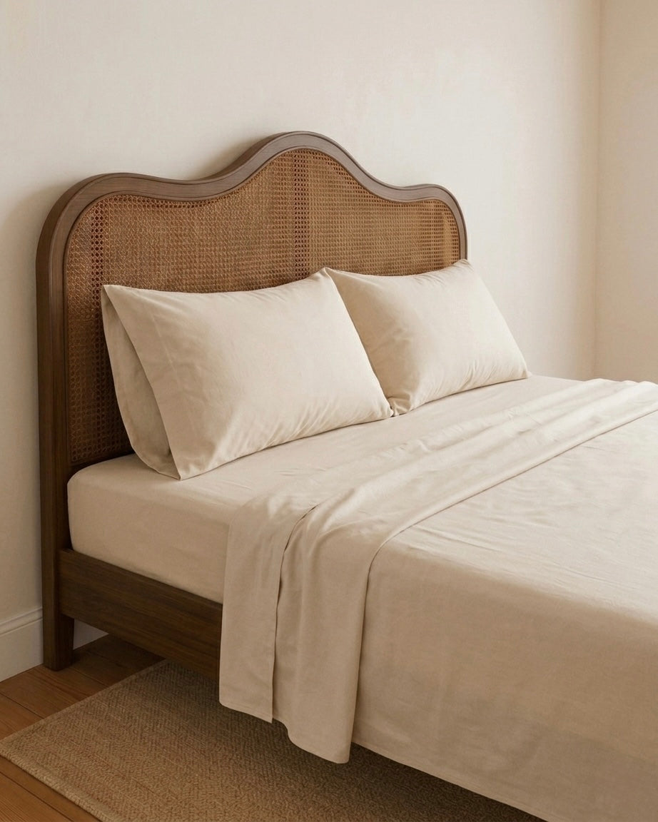 Lightweight Beige Flat Sheet
