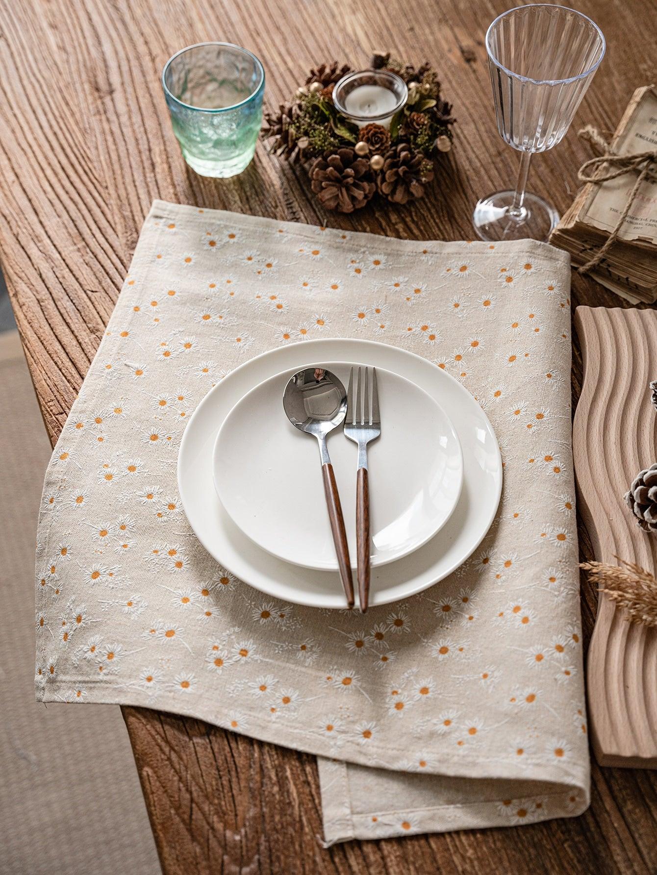 Flower Pattern Napkin - The Alchemist's Home